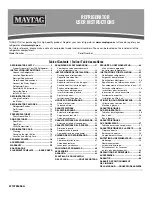 Preview for 1 page of Maytag MRT711BZDE User Instructions