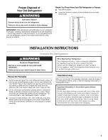 Preview for 3 page of Maytag MSB2554AEW00 Use & Care Manual