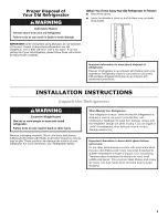 Preview for 3 page of Maytag MSB26C6MDE00 User Instructions