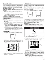 Preview for 15 page of Maytag MSB26C6MDM User Instructions