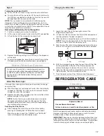 Preview for 17 page of Maytag MSB26C6MDM User Instructions