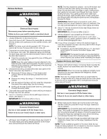 Preview for 5 page of Maytag MSB27C2XAB00 User Instructions