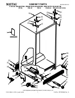 Preview for 1 page of Maytag MSD2254VEA01 Parts Manual