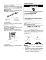 Preview for 5 page of Maytag MSD2272VEW - 22 cu. Ft. Refrigerator User Instructions