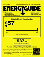 Maytag MSD2273VEB Energy Manual preview