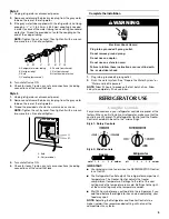 Preview for 5 page of Maytag MSD2542VE - 25.0 cu. Ft. Refrigerator User Instructions