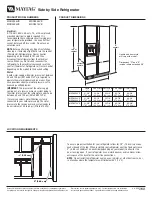 Maytag MSD2554VE Product Dimensions preview