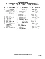 Preview for 2 page of Maytag MSD2554VEA - 25 cu. Ft. Refrigerator Cabinet Parts