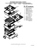 Preview for 4 page of Maytag MSD2554VEA - 25 cu. Ft. Refrigerator Cabinet Parts