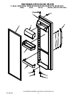 Preview for 9 page of Maytag MSD2554VEA - 25 cu. Ft. Refrigerator Cabinet Parts