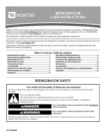 Preview for 1 page of Maytag MSD2554VEY User Instructions