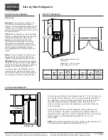 Preview for 1 page of Maytag MSD2559XE series Product Dimensions