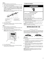 Preview for 5 page of Maytag MSD2574VEA - 25.2 cu. Ft. Refrigerator User Instructions