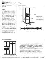 Maytag MSD2576VE Product Dimensions preview