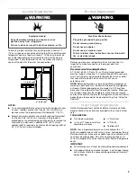 Preview for 3 page of Maytag MSD2576VEA - 25' Dispenser Refrigerator User Instructions