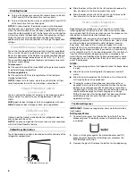 Preview for 6 page of Maytag MSD2576VEB User Instructions