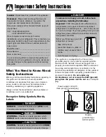 Preview for 2 page of Maytag MSD2650KEU - 26 cu. Ft. Refrigerator Use And Care Manual