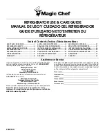 Preview for 1 page of Maytag MSD2652KEW Refrigerator Use & Care Manual