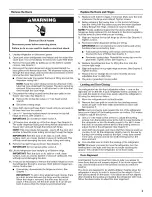 Предварительный просмотр 5 страницы Maytag MSF21D4MDE00 Installation Instructions And Owner'S Manual