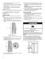 Предварительный просмотр 6 страницы Maytag MSF21D4MDE00 Installation Instructions And Owner'S Manual