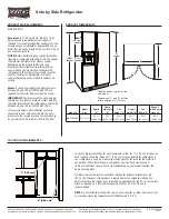 Preview for 1 page of Maytag MSF22C2EXB Product Dimensions