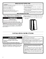 Preview for 2 page of Maytag MSF22C2EXM User Instructions