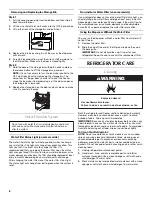 Preview for 8 page of Maytag MSF22C2EXM User Instructions