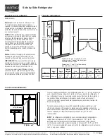 Preview for 1 page of Maytag MSF22D4XA Product Dimensions