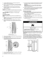 Preview for 6 page of Maytag MSF25D4XAB00 Installation Instructions & Owner'S Manual