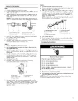 Preview for 9 page of Maytag MSF25D4XAB00 Installation Instructions & Owner'S Manual