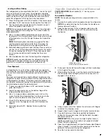 Preview for 7 page of Maytag MSS26C6MFB User Instructions