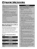 Preview for 2 page of Maytag MTB1504AR Use And Care Manual