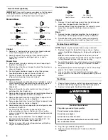 Preview for 6 page of Maytag MTB2254EEB User Instructions