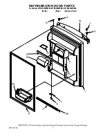 Preview for 7 page of Maytag MTB2254MEB - 22.7 Cubic Foot Top Freezer Refrigerator Cabinet Parts