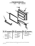 Preview for 11 page of Maytag MTB2254MEB - 22.7 Cubic Foot Top Freezer Refrigerator Cabinet Parts