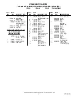 Preview for 2 page of Maytag MTF1842EEB00 Cabinet Parts