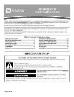 Preview for 1 page of Maytag MTF2142EEW User Instructions