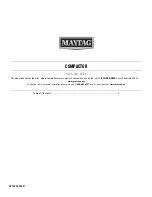 Maytag MTUC7000AWS Use & Care Manual preview