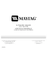 Preview for 1 page of Maytag MTW5570TQ Use And Care Manual