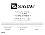 Preview for 1 page of Maytag MTW5707TQ0 Use & Care Manual