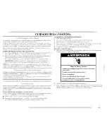 Preview for 43 page of Maytag MTW6300TQ - 28" Washer With 3.8 cu. Ft. Capacity Use And Care Manual