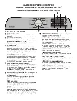 Предварительный просмотр 7 страницы Maytag MVW6230HC Quick Reference Manual