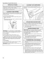 Preview for 10 page of Maytag MVWB755YL0 Use And Care Manual