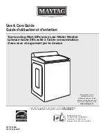 Preview for 1 page of Maytag MVWB835DC Use & Care Manual