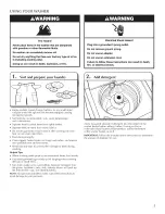 Preview for 5 page of Maytag MVWC200XW0 Use And Care Manual