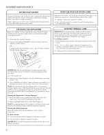 Preview for 8 page of Maytag MVWC200XW0 Use And Care Manual