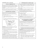 Preview for 22 page of Maytag MVWC200XW0 Use And Care Manual