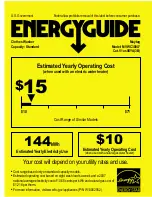 Maytag MVWC300XW Energy Manual preview