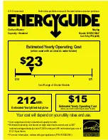 Maytag MVWC360AW Energy Manual preview