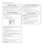 Preview for 10 page of Maytag MVWC400XW0 Use And Care Manual